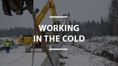 Working in the cold